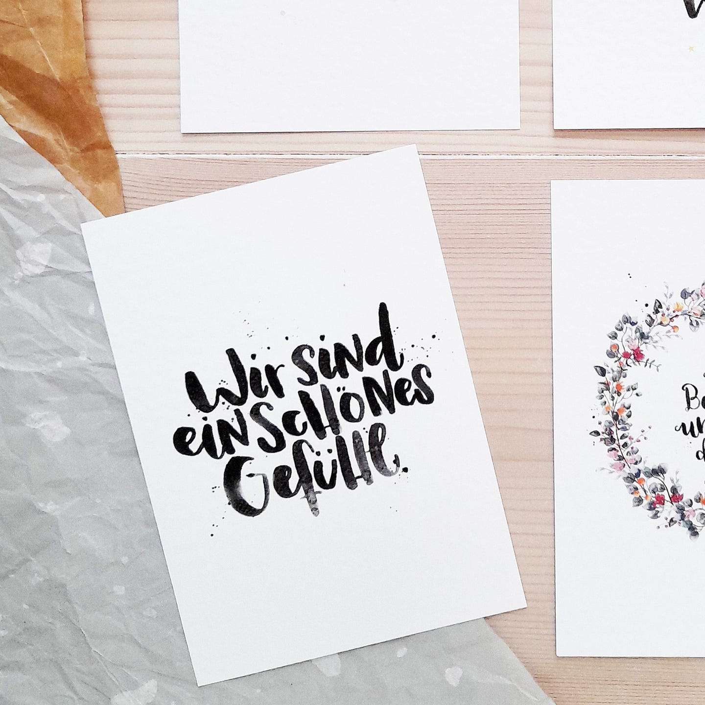 Postkarte "Wir sind ein schönes Gefühl"