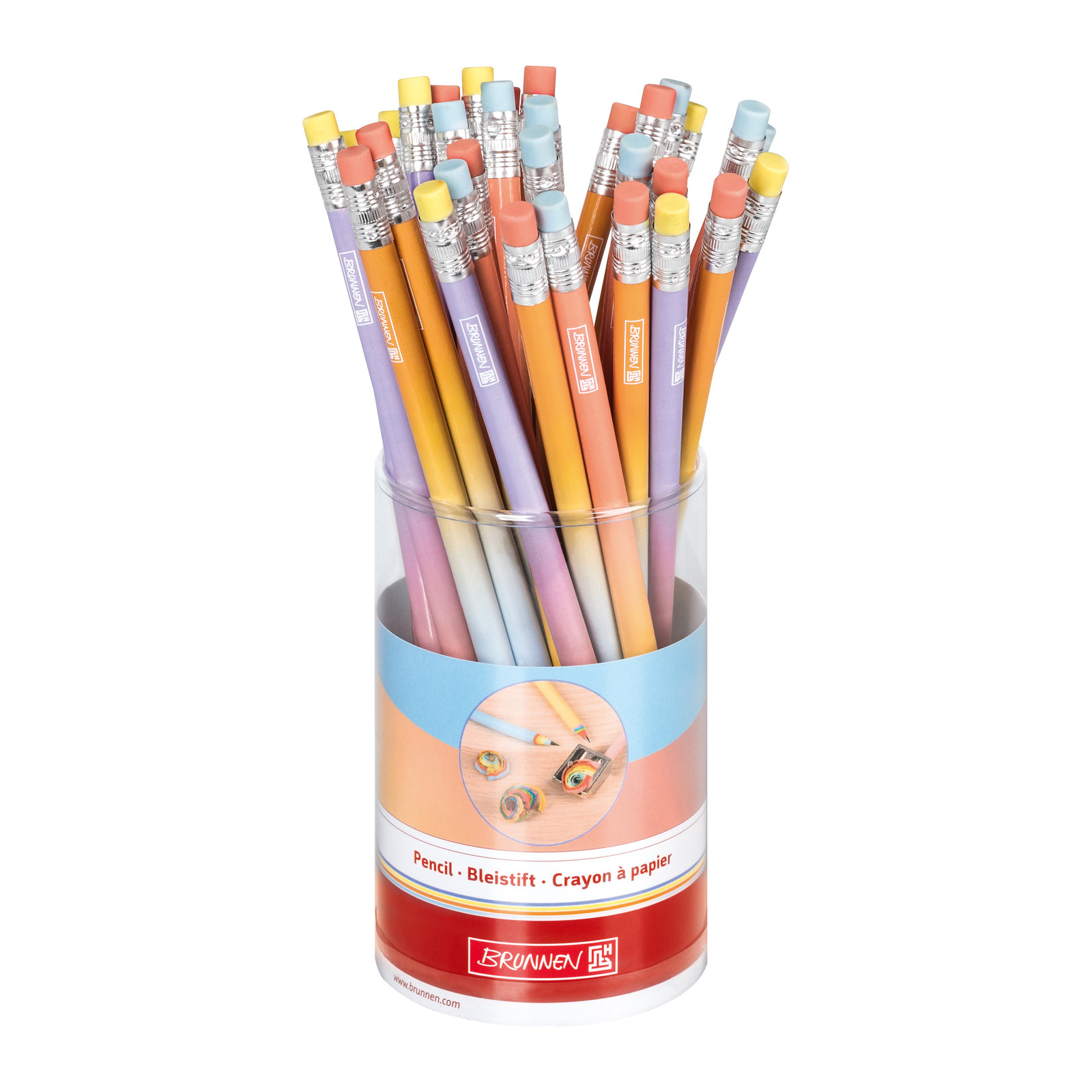 BRUNNEN Bleistift "Rainbow Paper" pastell