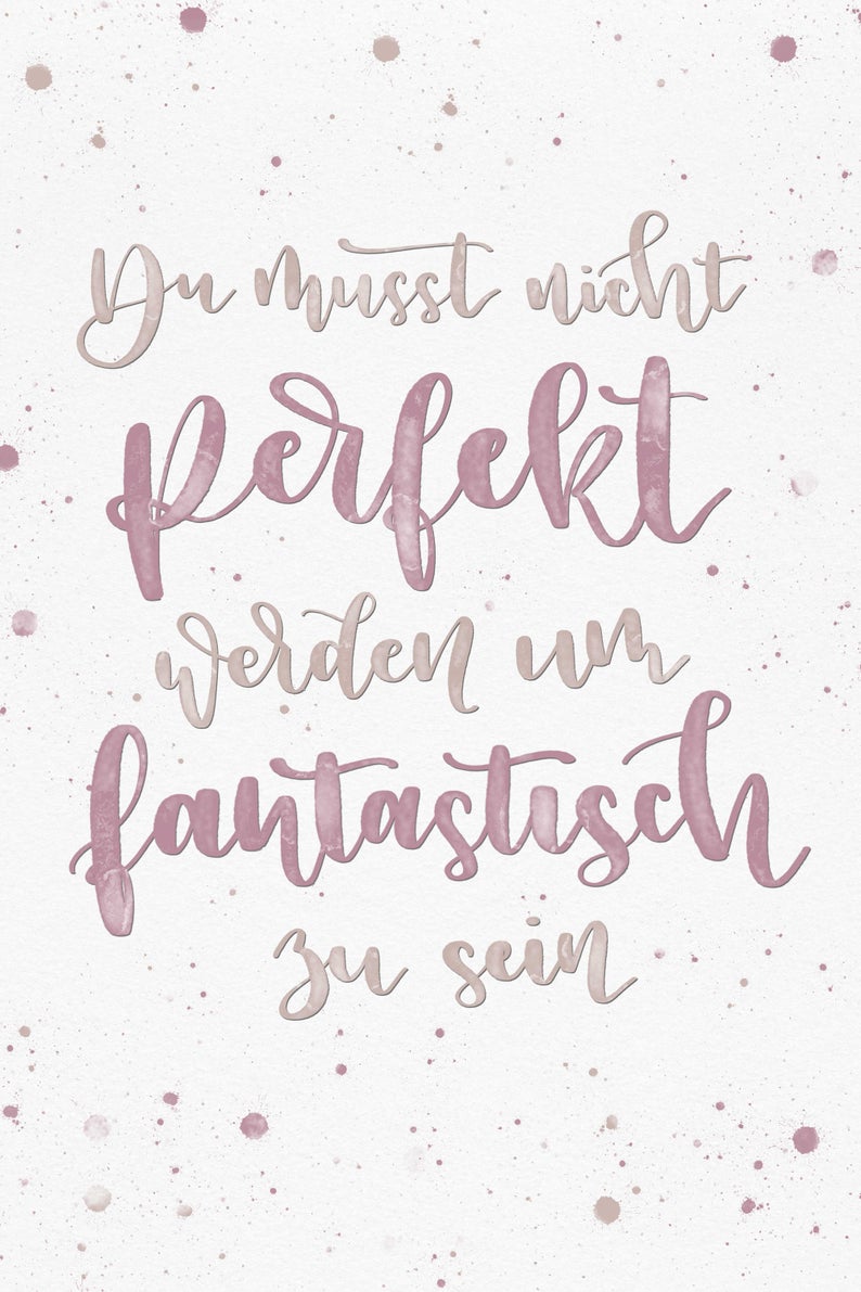 Postkarte "Du musst nicht perfekt werden...."