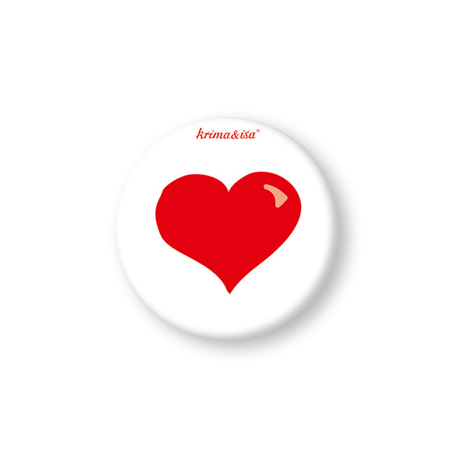 krima&isa Button Herz