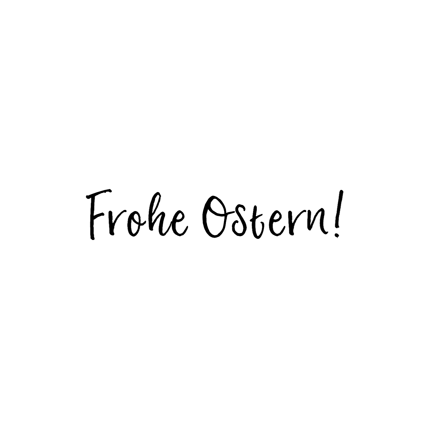 Abdruck Stempel "Frohe Ostern1", 25 mm