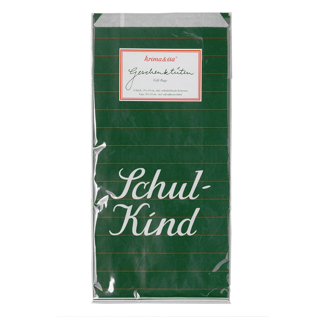 krima&isa 6 kleine Geschenktüten Schulkind