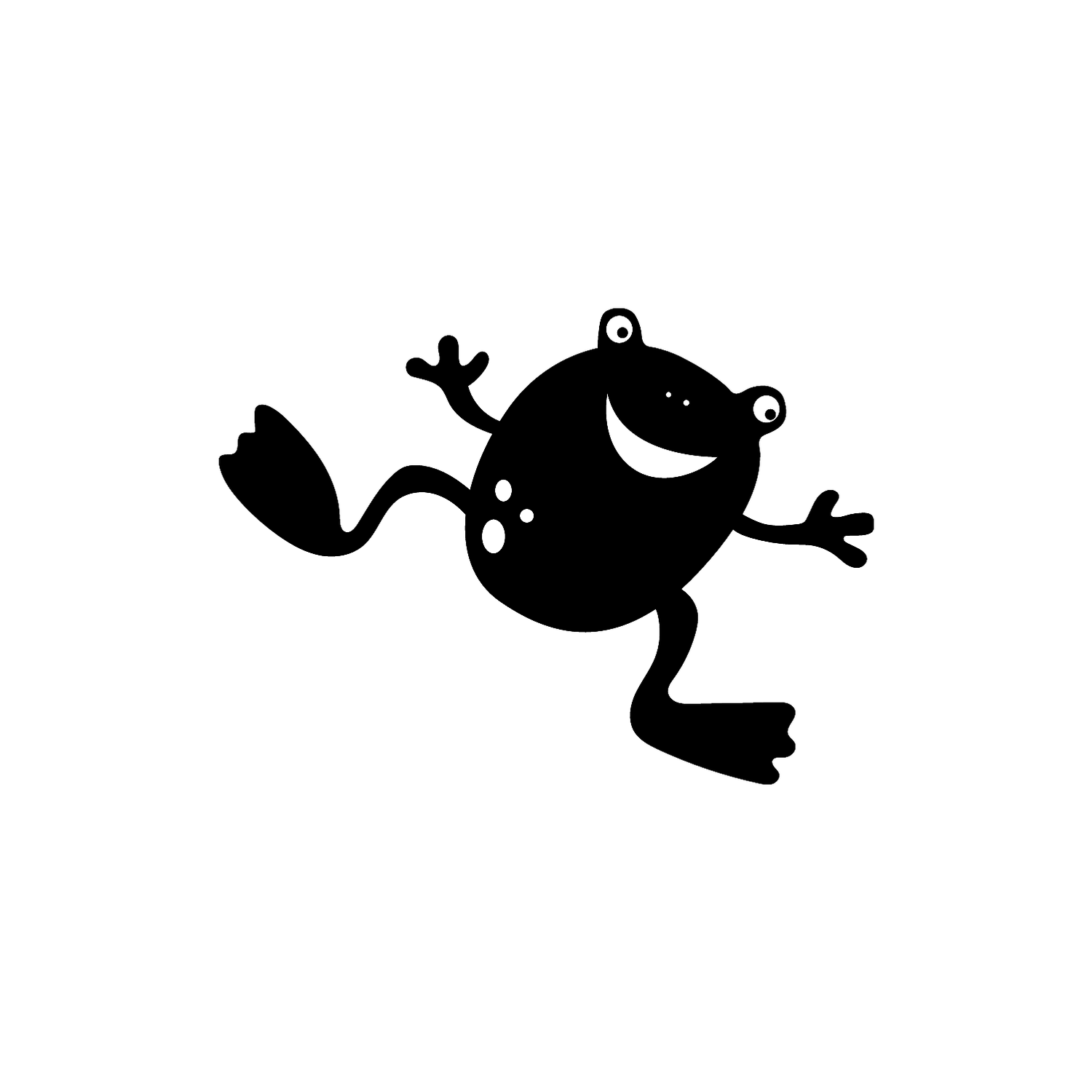 Abdruck Stempel Frosch, 35 mm