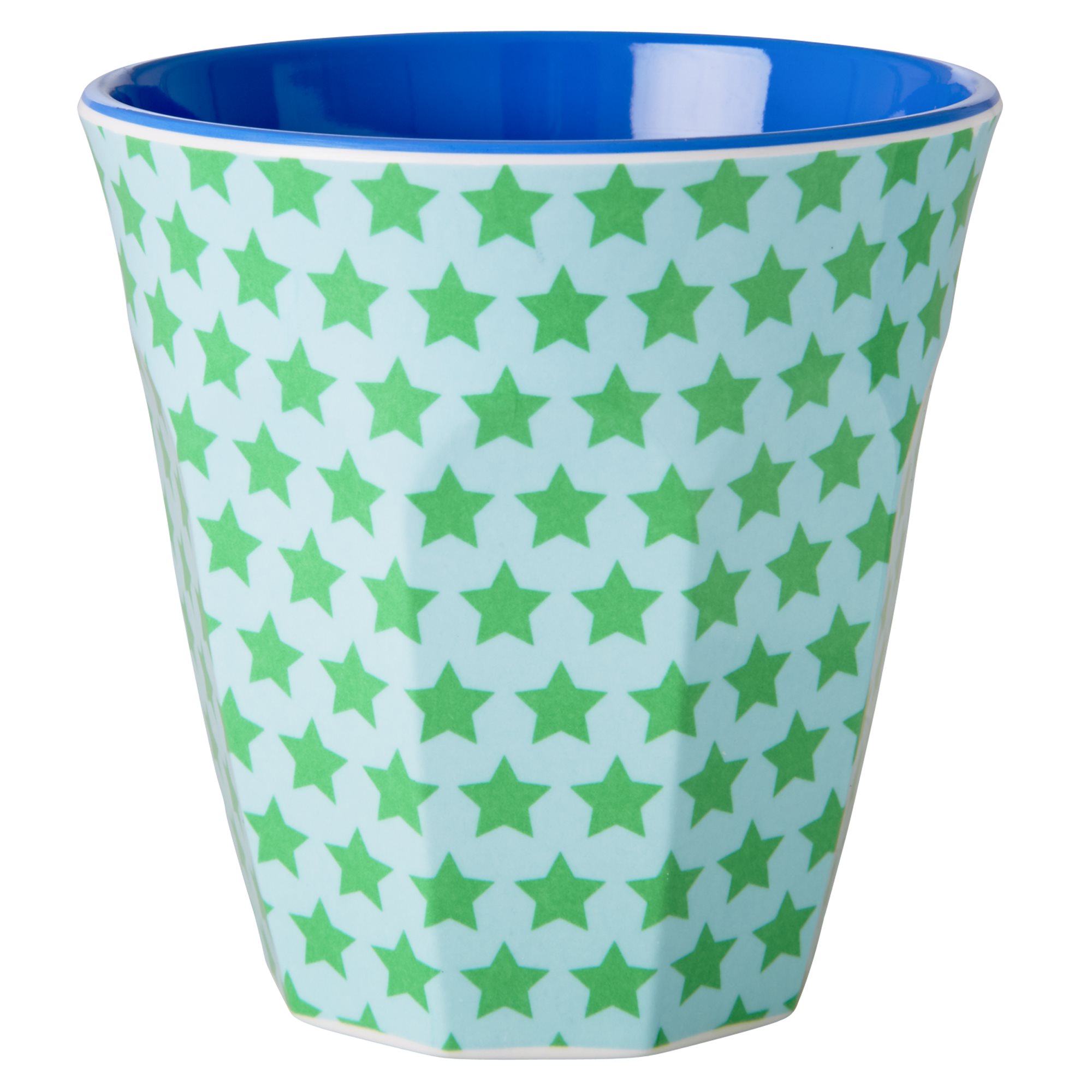 Becher Sterne grün (Personalisierung möglich)