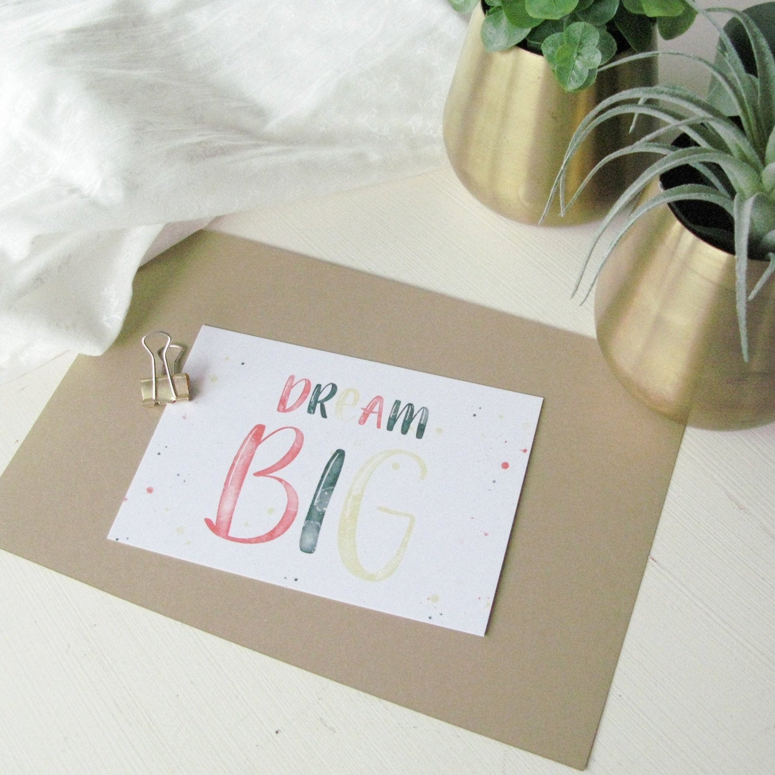 Postkarte "Dream Big"