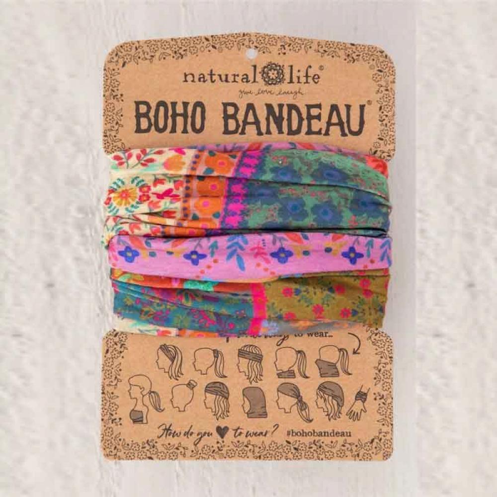 Stirn- und Haarband Boho Bandeau "multi patchwork"