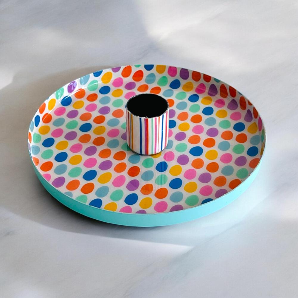 Kerzenhalter, Print Dots