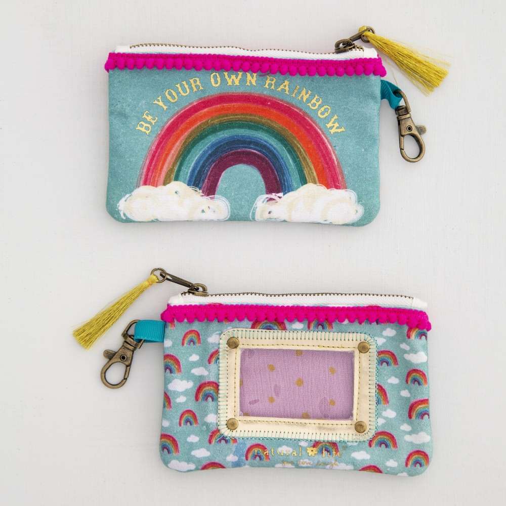 Täschchen/Geldbeutel Regenbogen "be your own rainbow"