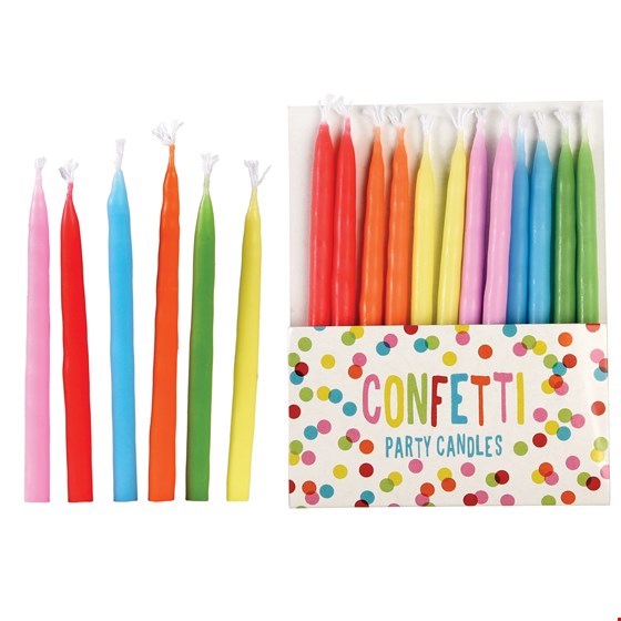 Kleine Kerzen "Confetti Party"
