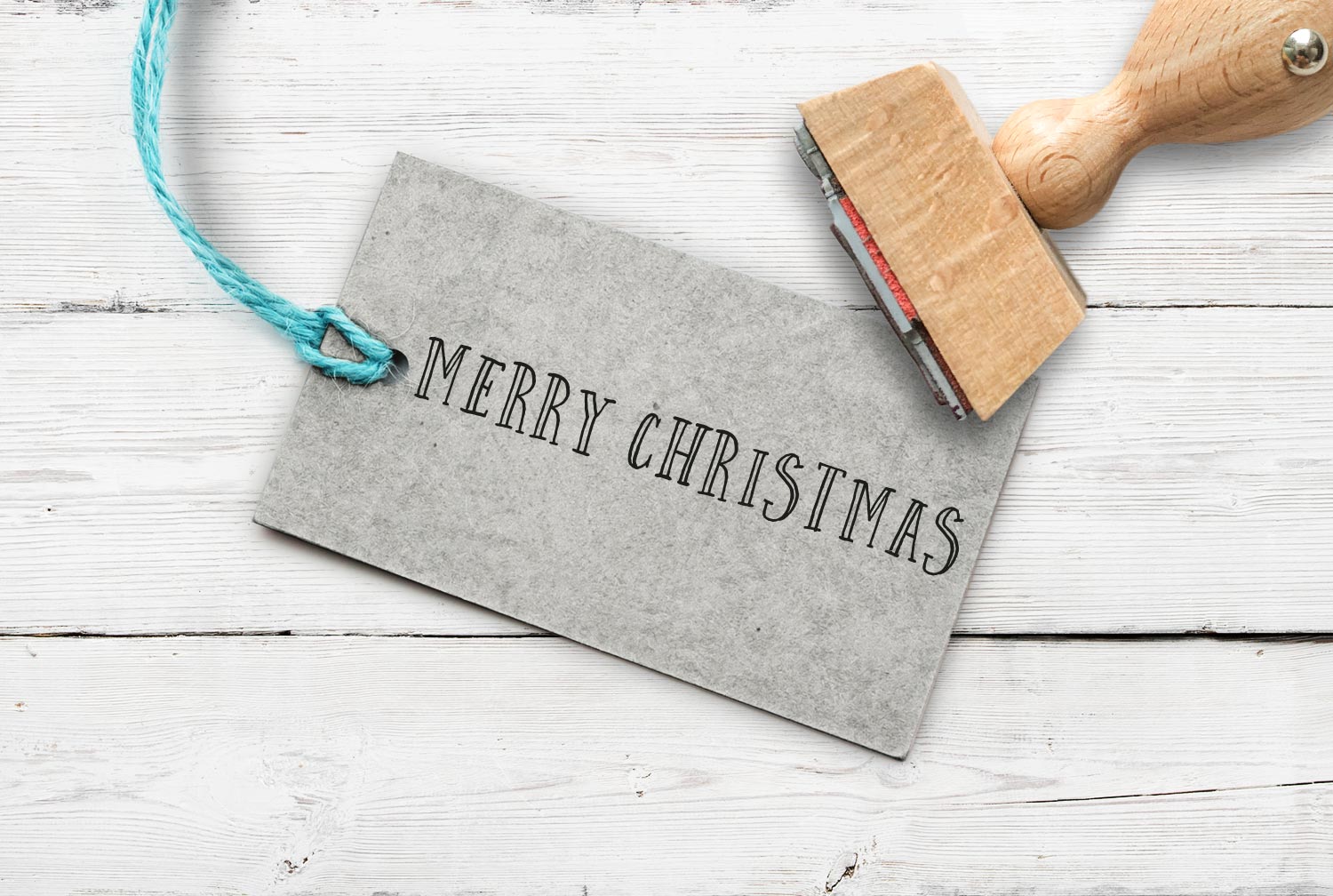 Stempel "MERRY CHRISTMAS" 65 mm