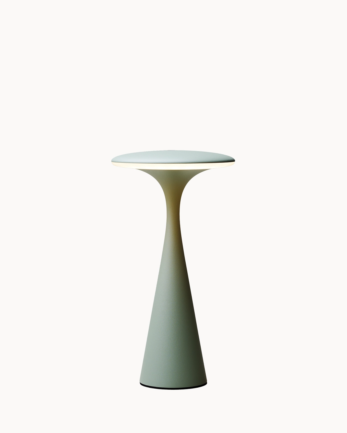 Tischlampe "Ufo", salbeigrün