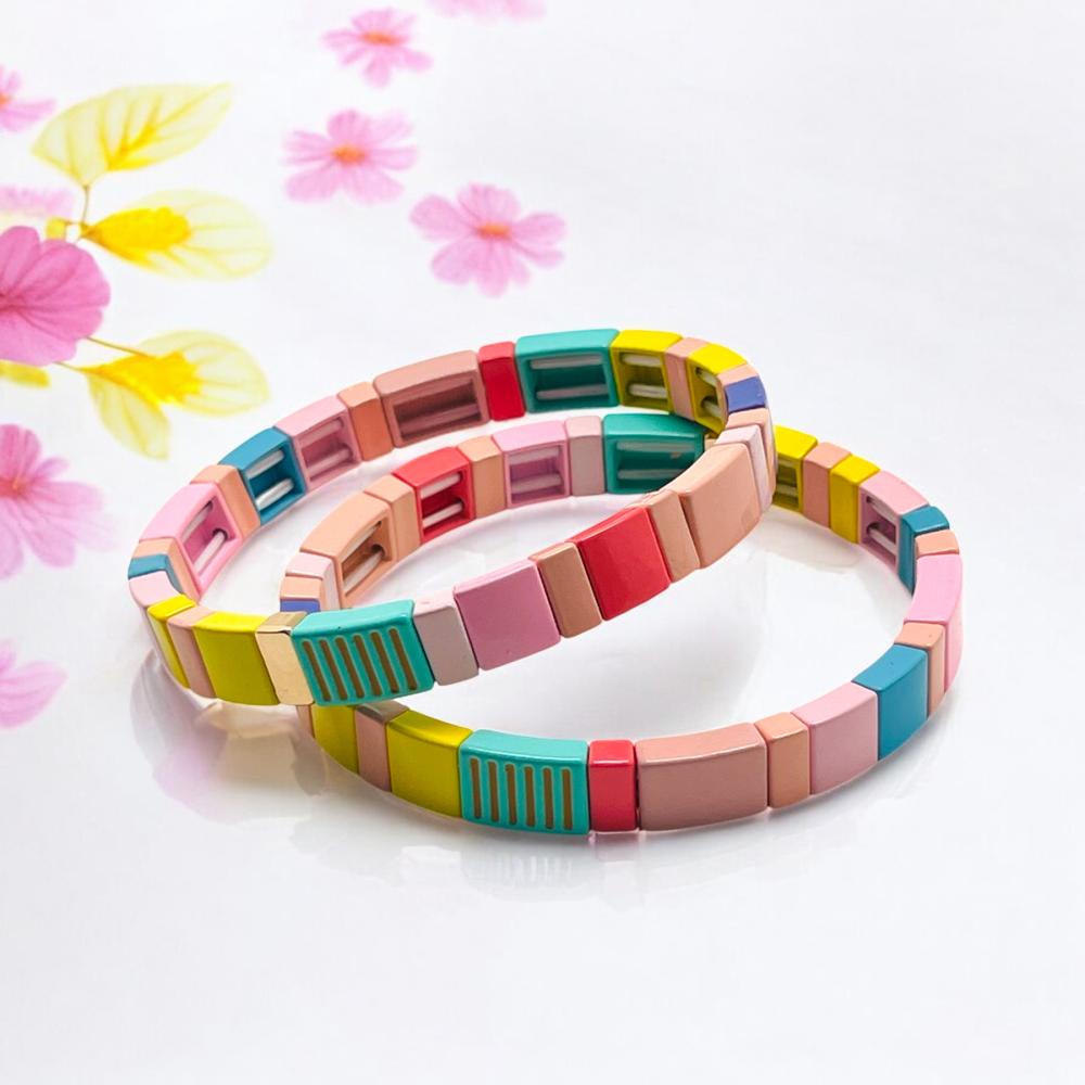 Armband, colorblock pastel