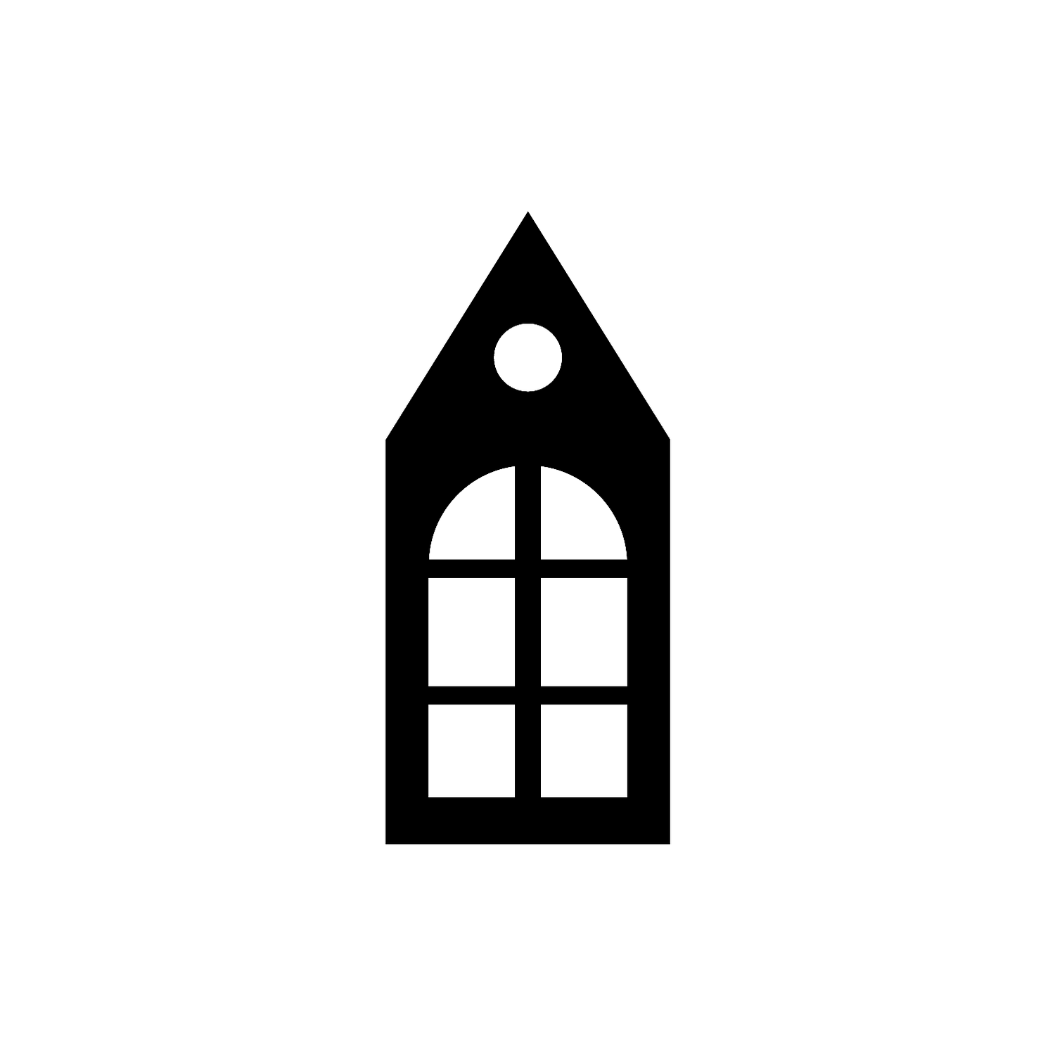 Abdruck Stempel Haus 3/2, 33 mm