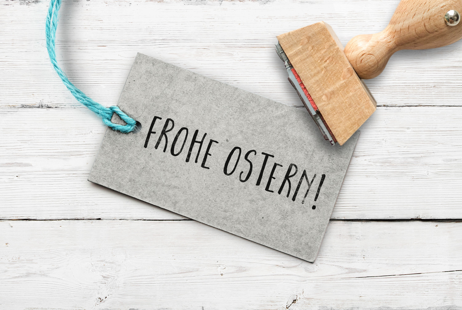 Stempel "Frohe Ostern", 70 mm