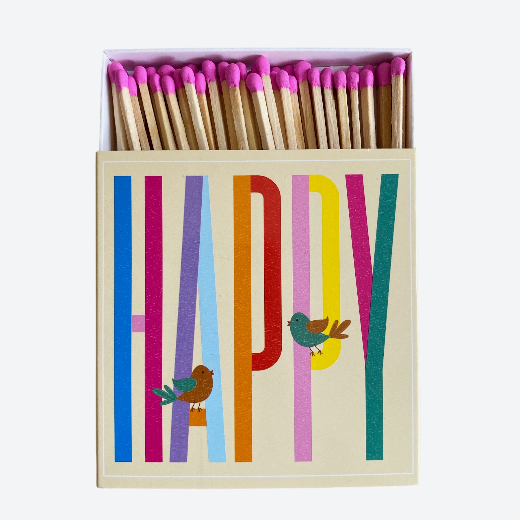 Streichhölzer XL "Happy"