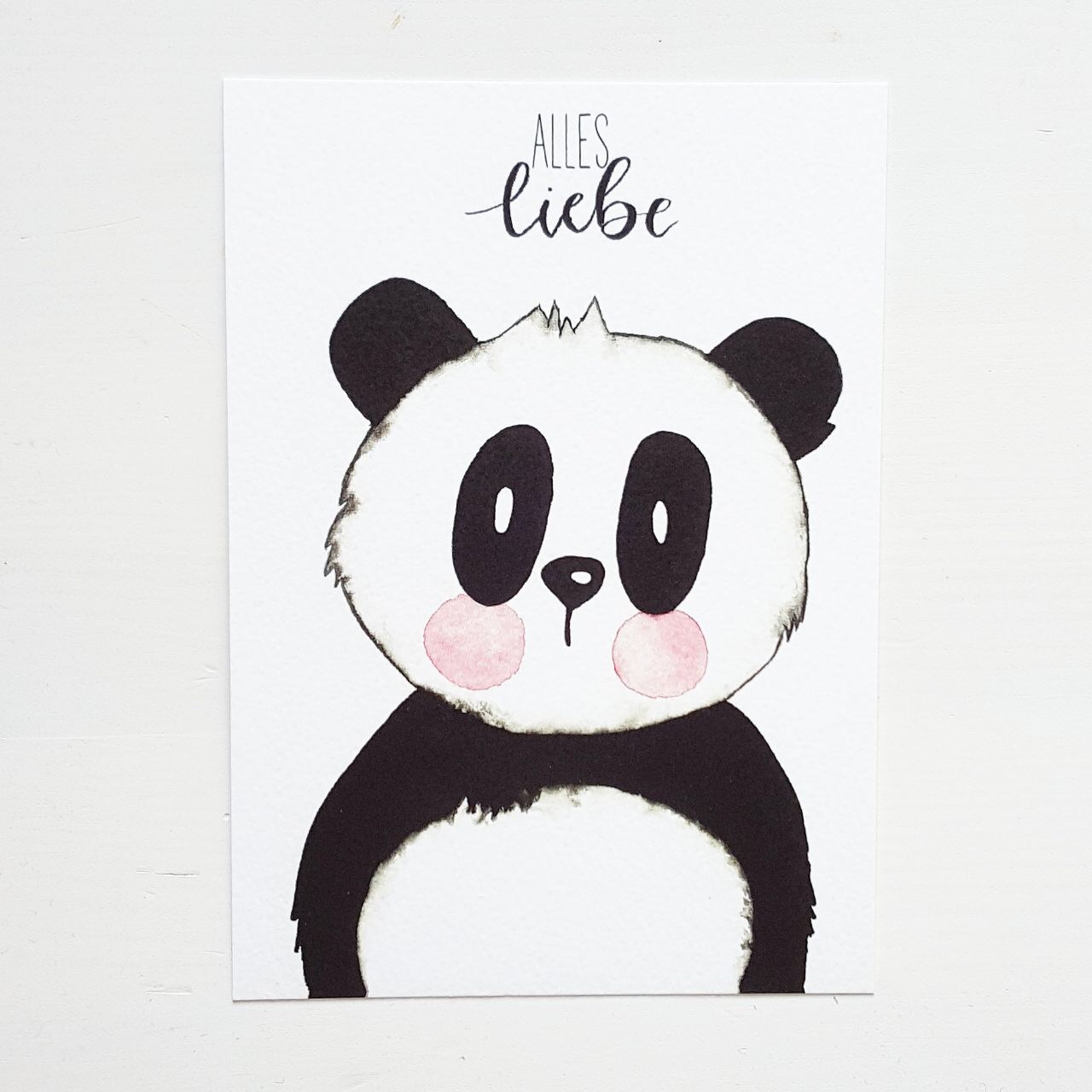 Postkarte "Pandabär Alles Liebe"