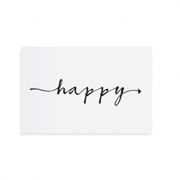Postkarte "Happy" von Tafelgut
