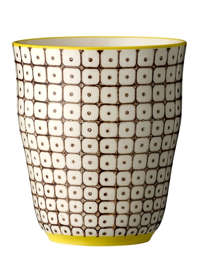Tasse/Becher von Bloomingville aus Steingut "Carla", braun