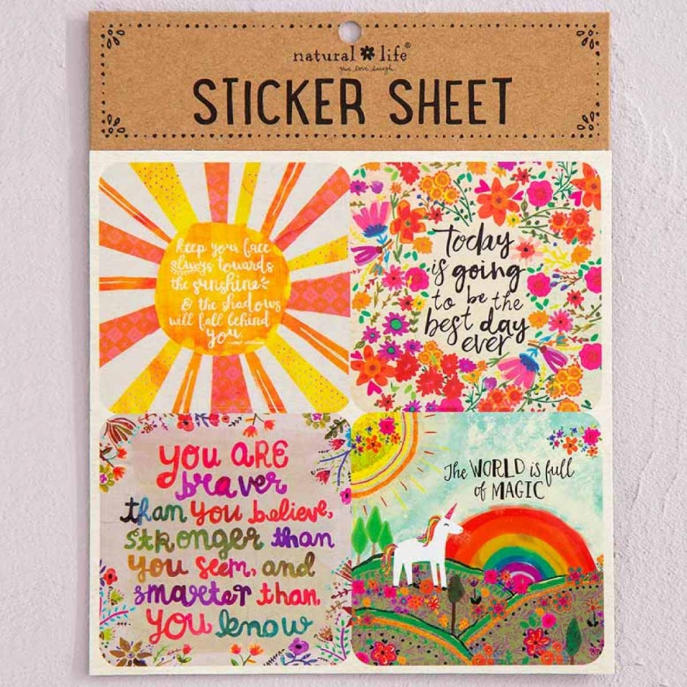 Stickers "face the sunshine"