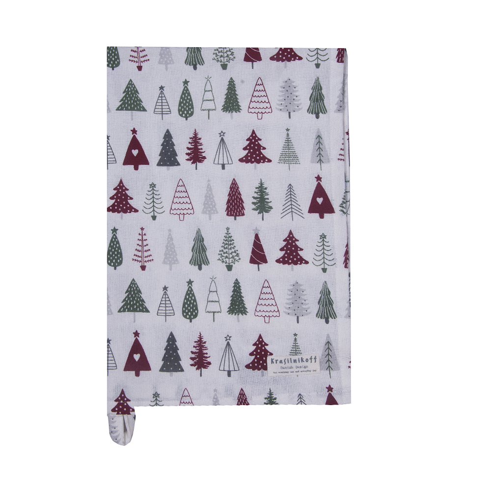 Geschirrtuch, "funky trees" Weihnachtsbäume