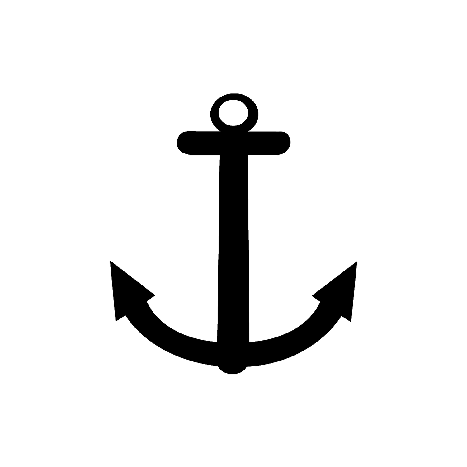 Abdruck Stempel Anker, 12 mm