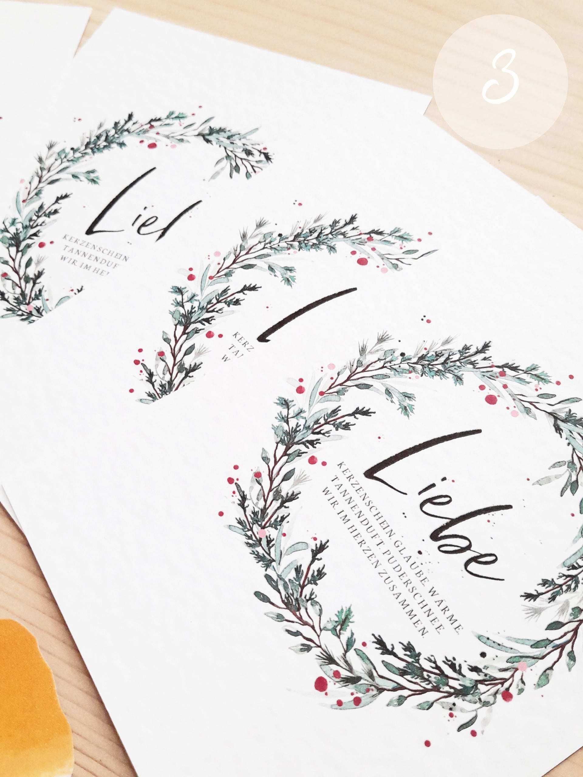 Postkarte "Weihnachten - Liebe"