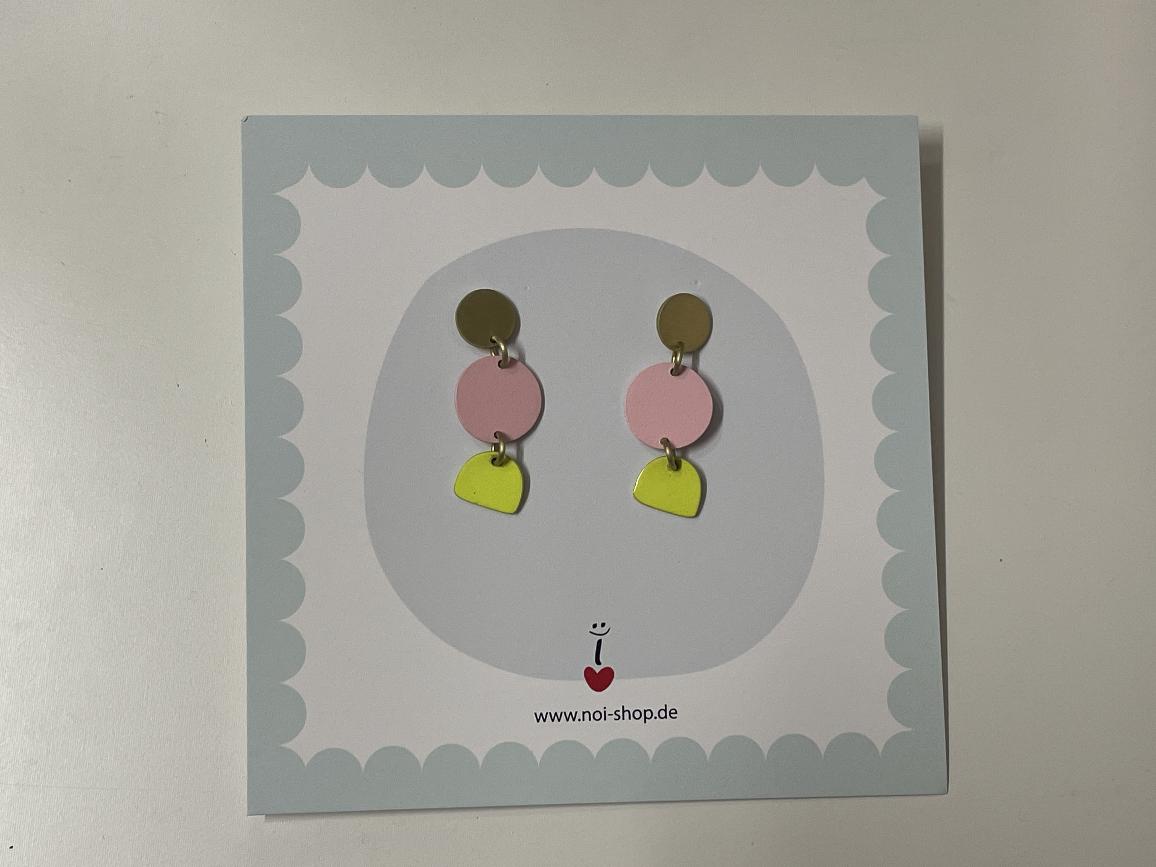 Ohrringe/-stecker, PopArt, pastels