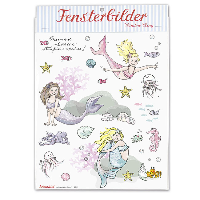 krima&isa Fensterbilder Meerjungfrauen