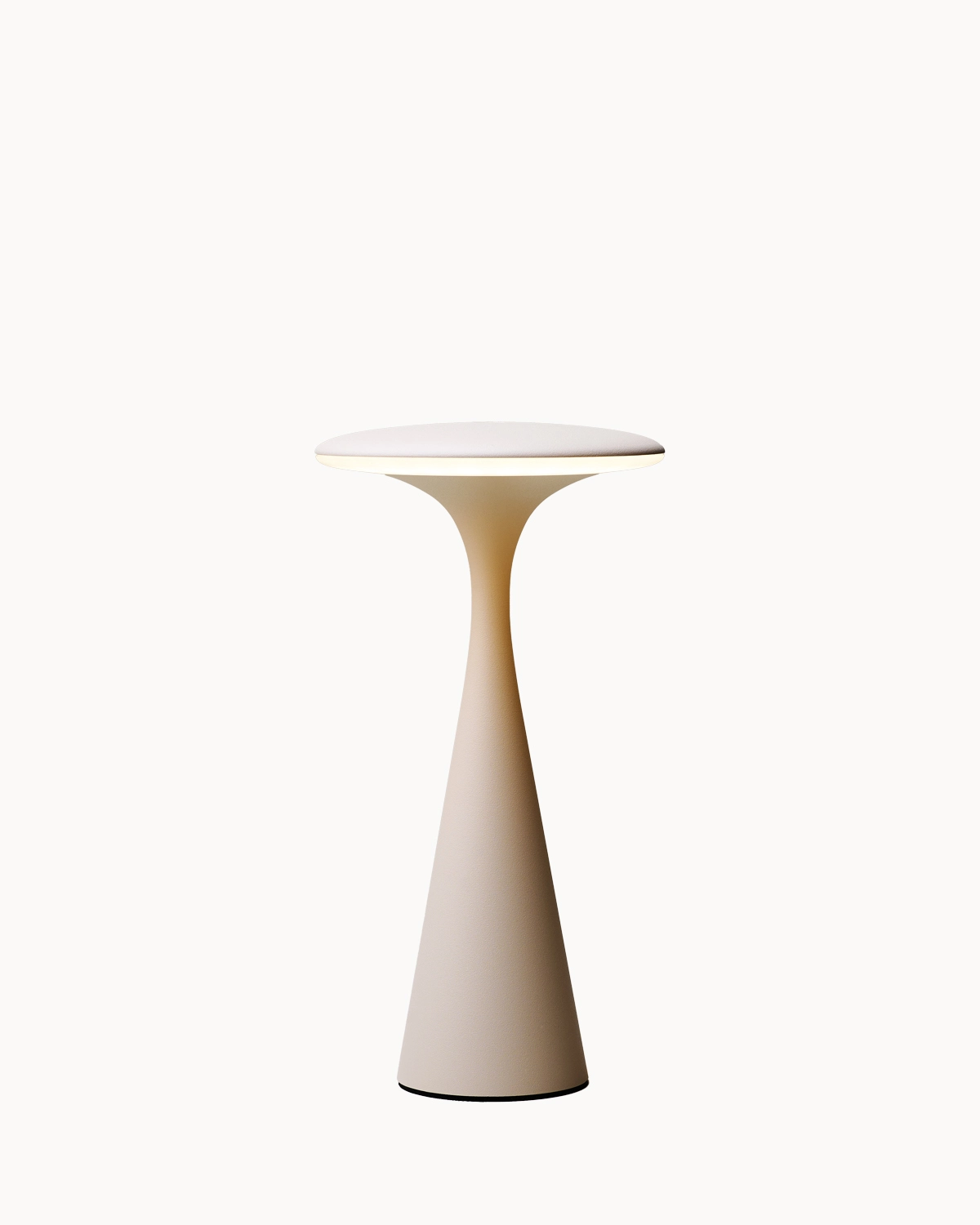 Tischlampe "Ufo", Creme