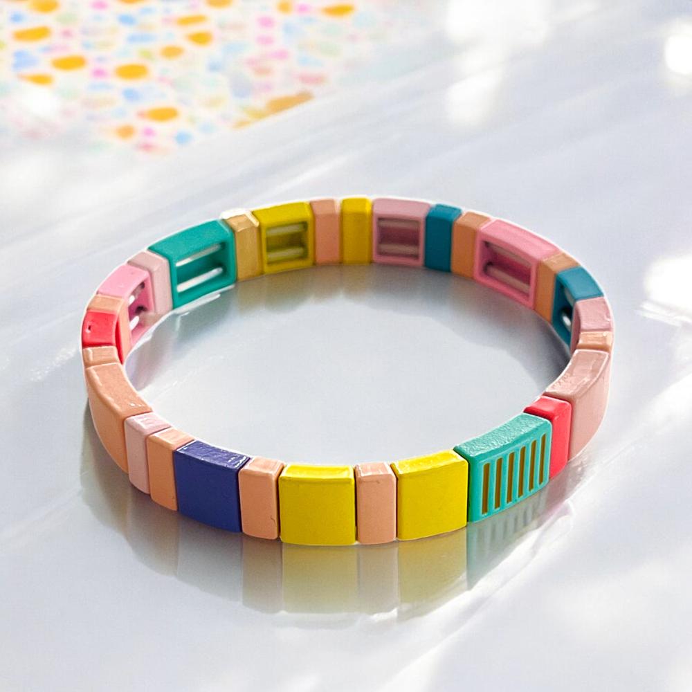 Armband, colorblock pastel