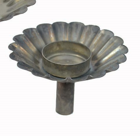 Kerzenhalter für Flaschen, Teelicht, Zink "Sunflower"