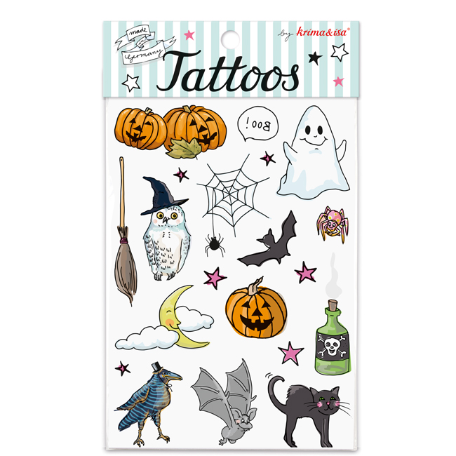 krima&isa Kinder Tattoos Halloween