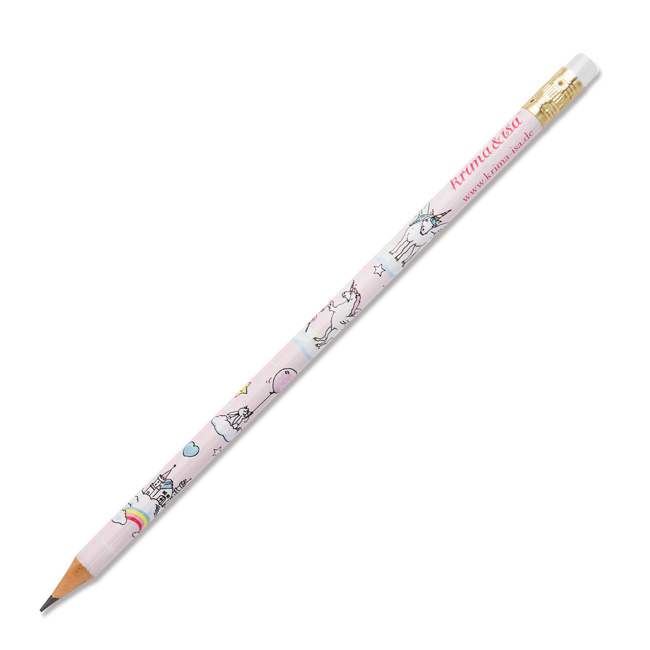 krima&isa Bleistift Einhorn (weißes Radiergummi)