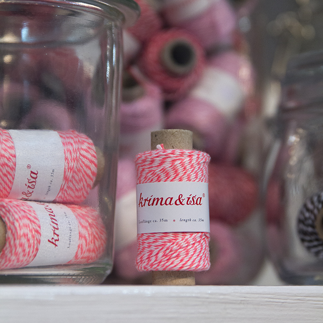 krima&isa Garnrolle mini pink (neon)
