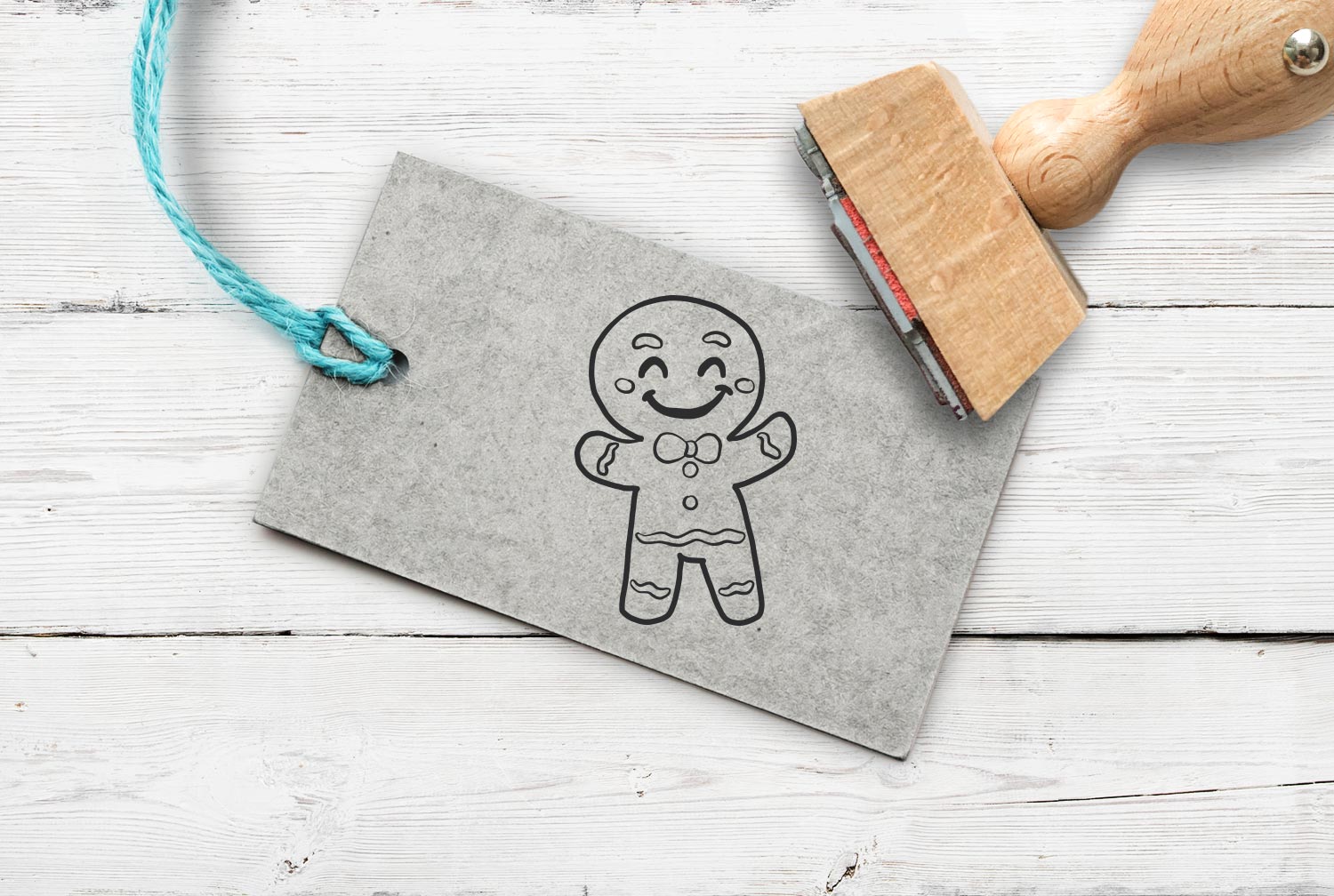 Stempel Lebkuchenmännchen, 35 mm