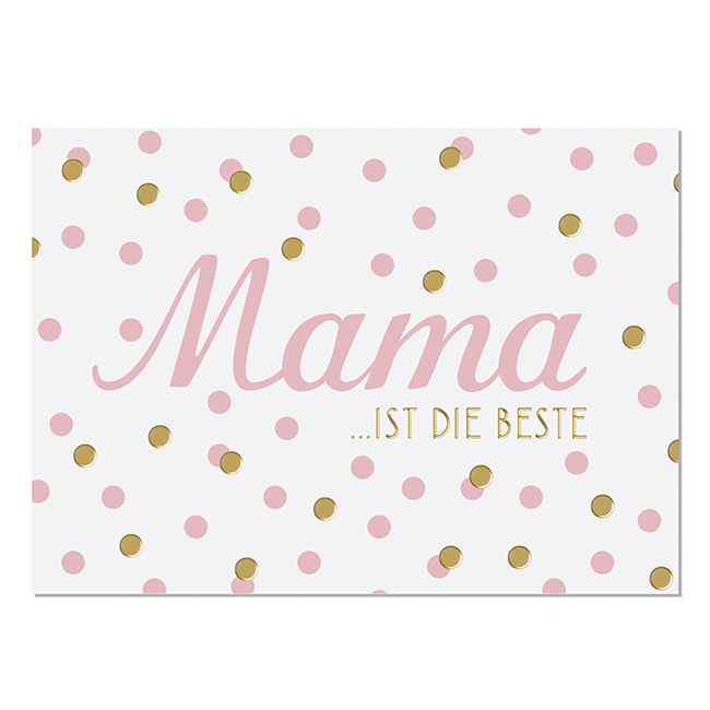 krima&isa Postkarte Beste Mama
