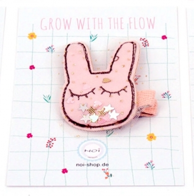 Haarclip Hase rosa