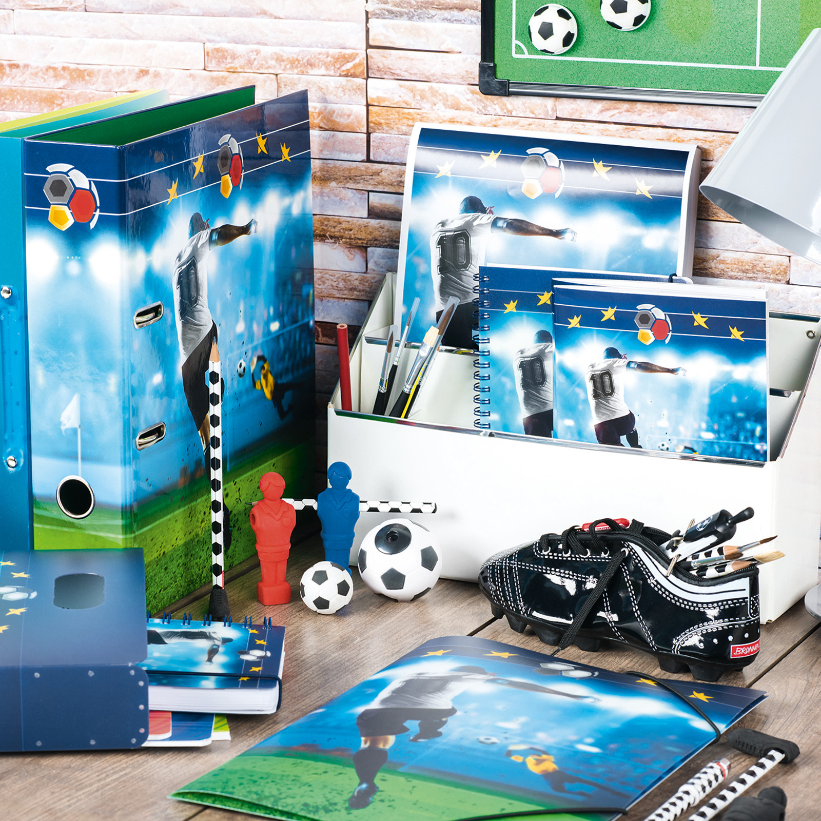 BRUNNEN Bleistift mit Radiergummi "Fußball"