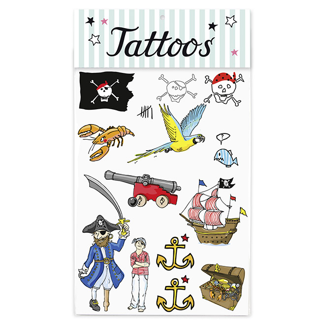 krima&isa Kinder Tattoos Pirat