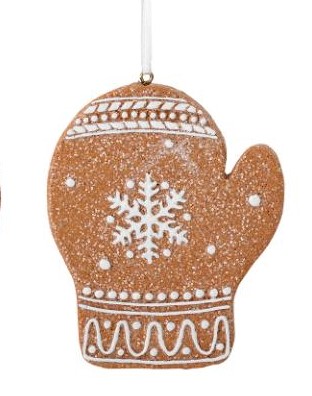 Anhänger von Bloomingville, Handschuh in Lebkuchenoptik