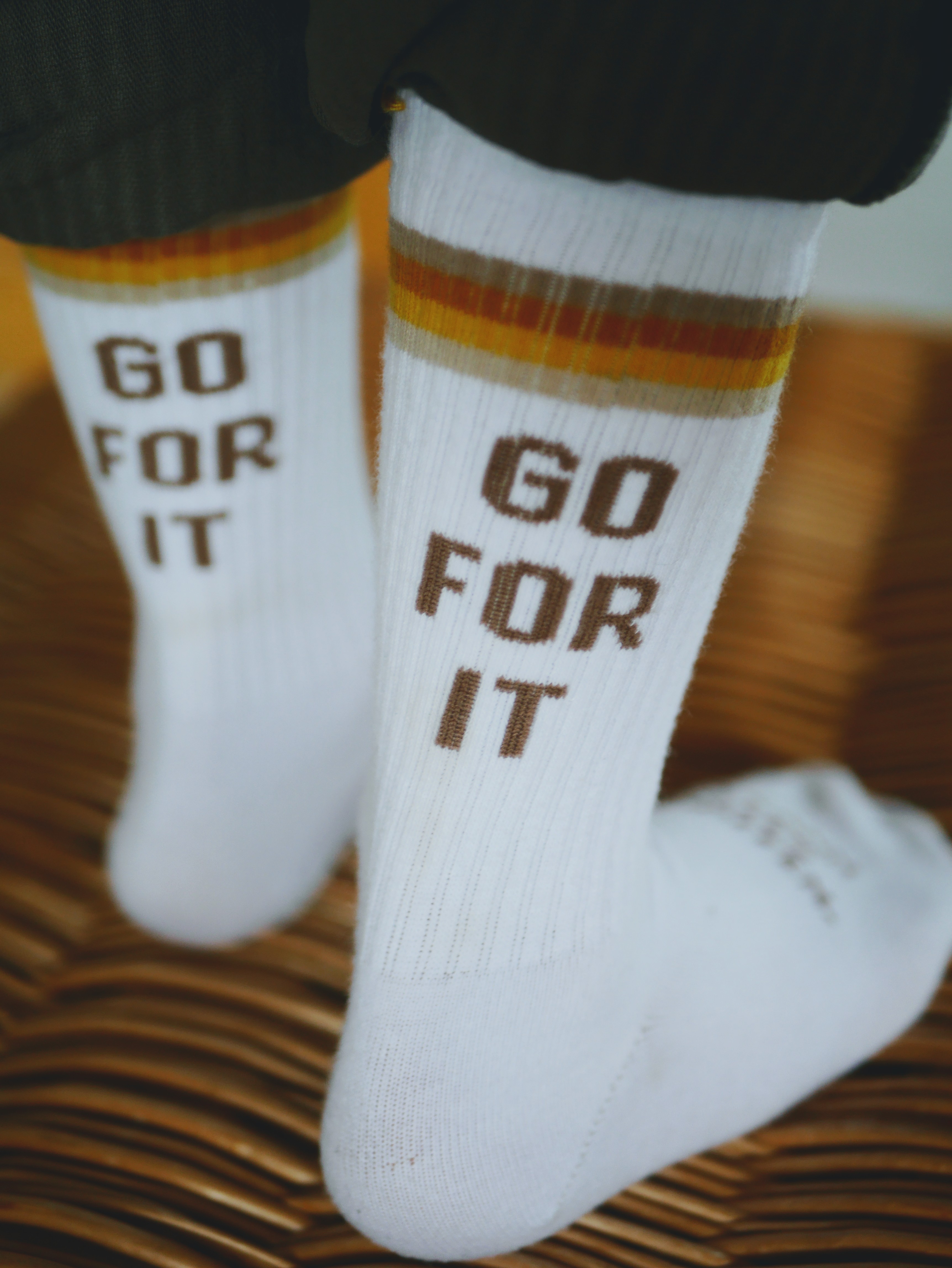 Socken "GO FOR IT", 2er Pack, Größe 23 - 26
