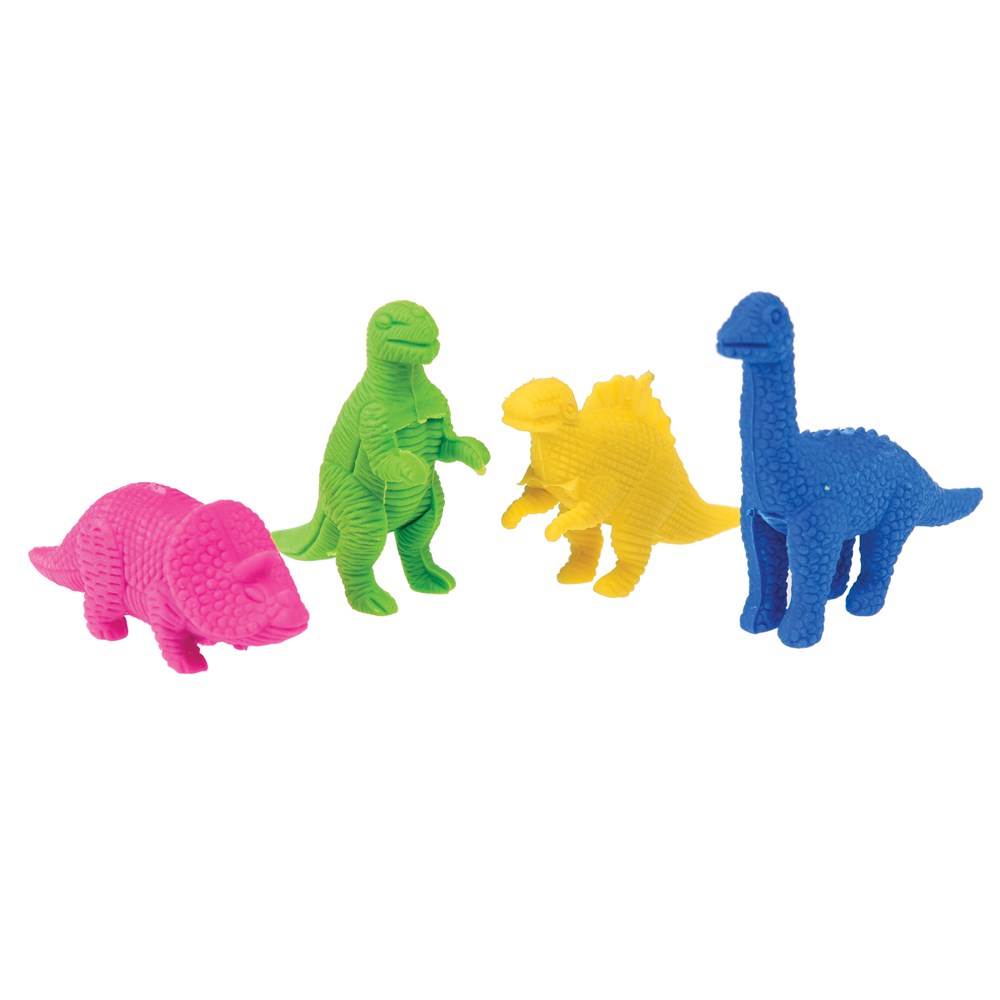 Radiergummi 4er-Set Dinos