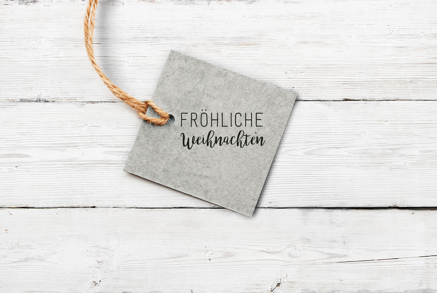 Stempel "Fröhliche Weihnachten" 25 mm