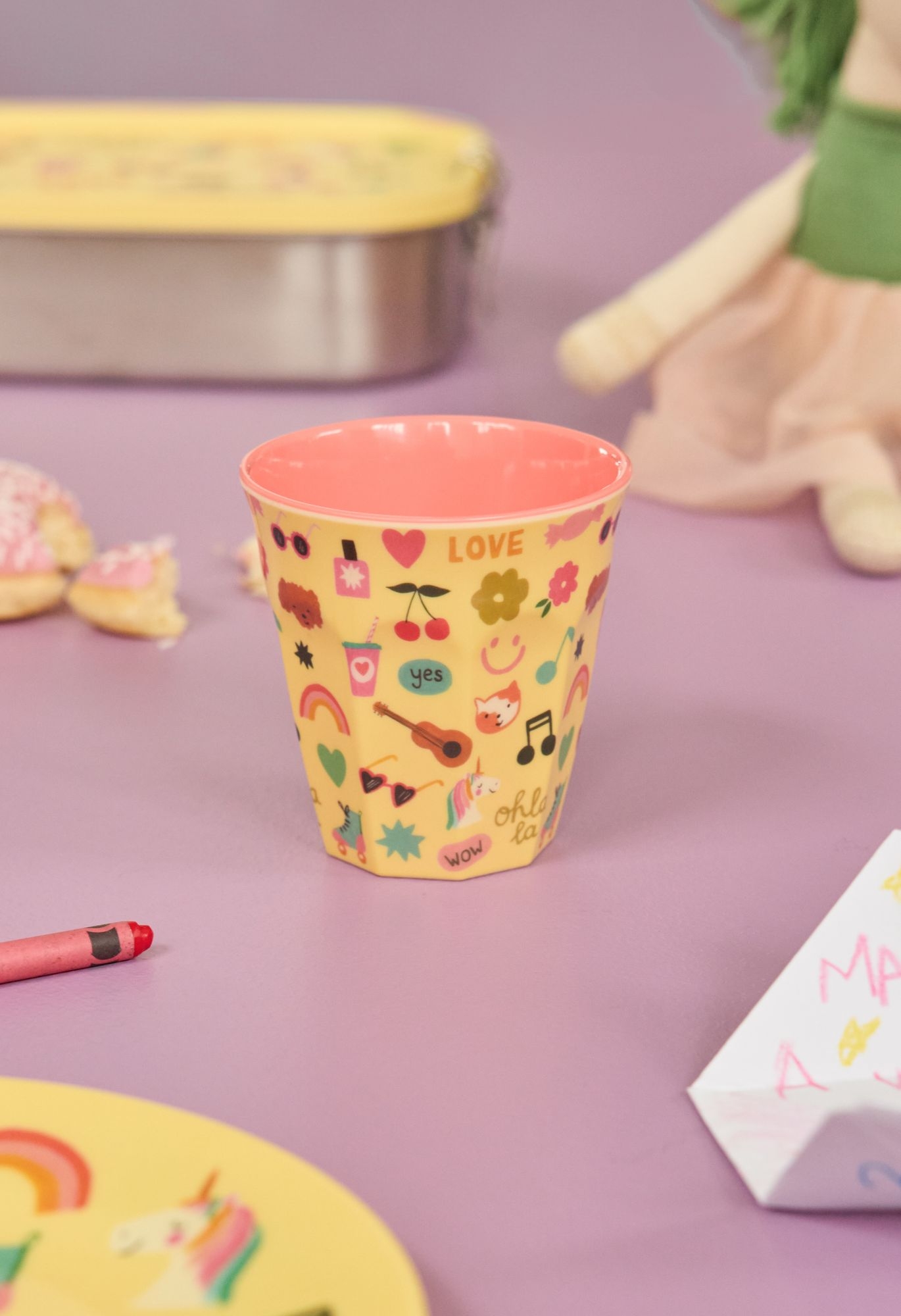Becher "Unicorn Love" (Personalisierung möglich)