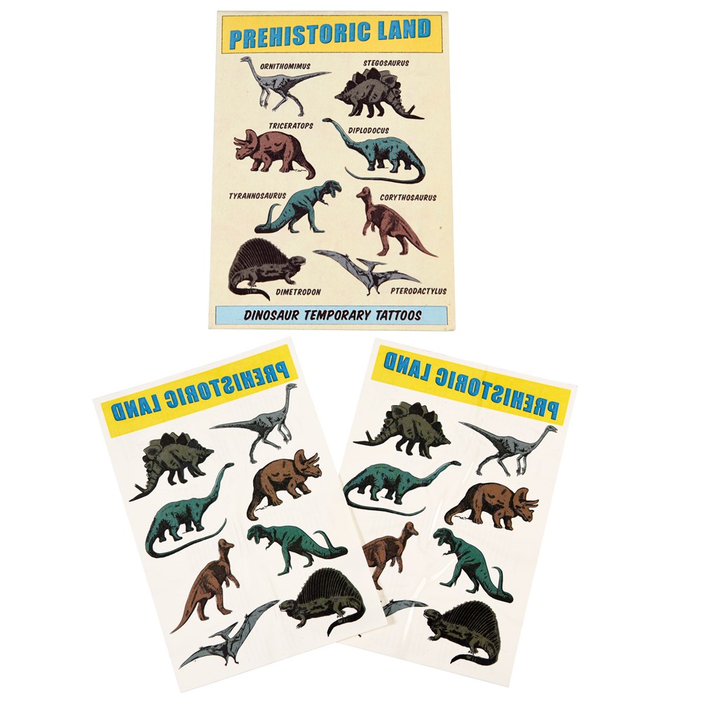 Tattoos "prehistoric land", Dinosaurier