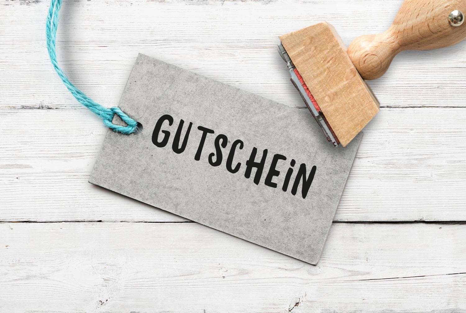 Stempel Gutschein_1, 50 mm