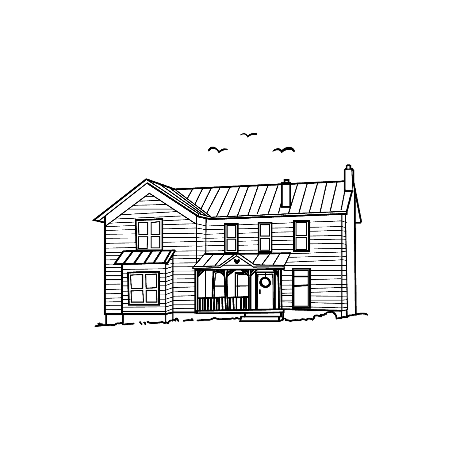 Abdruck Stempel Haus 2/1, 35 mm