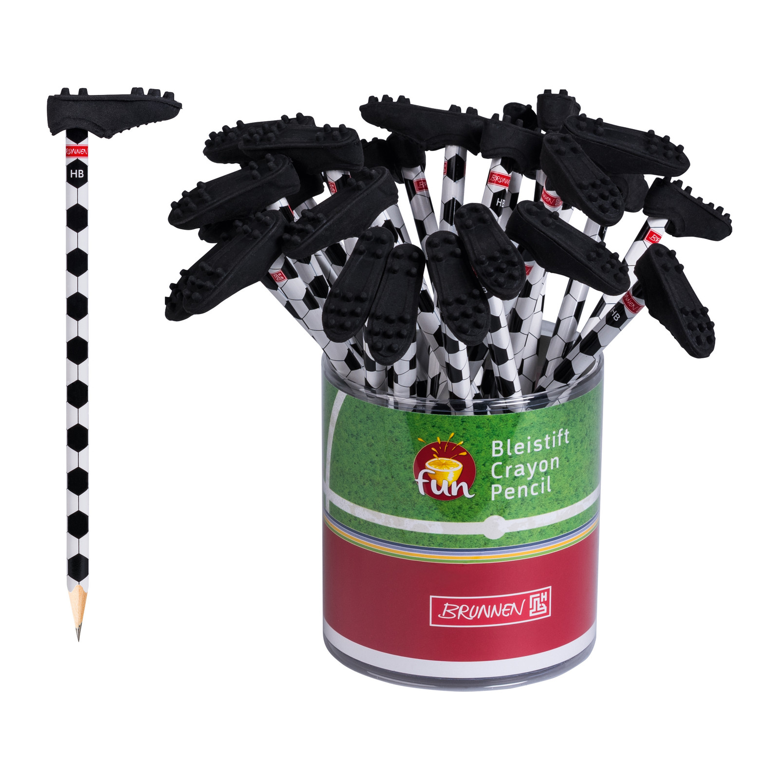 BRUNNEN Bleistift mit Radiergummi "Fußball"