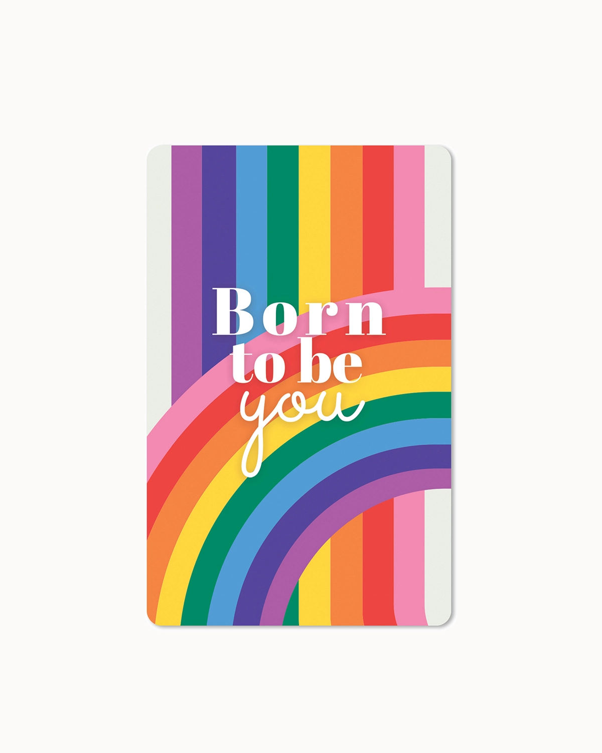 Postkarte "Born to be you"