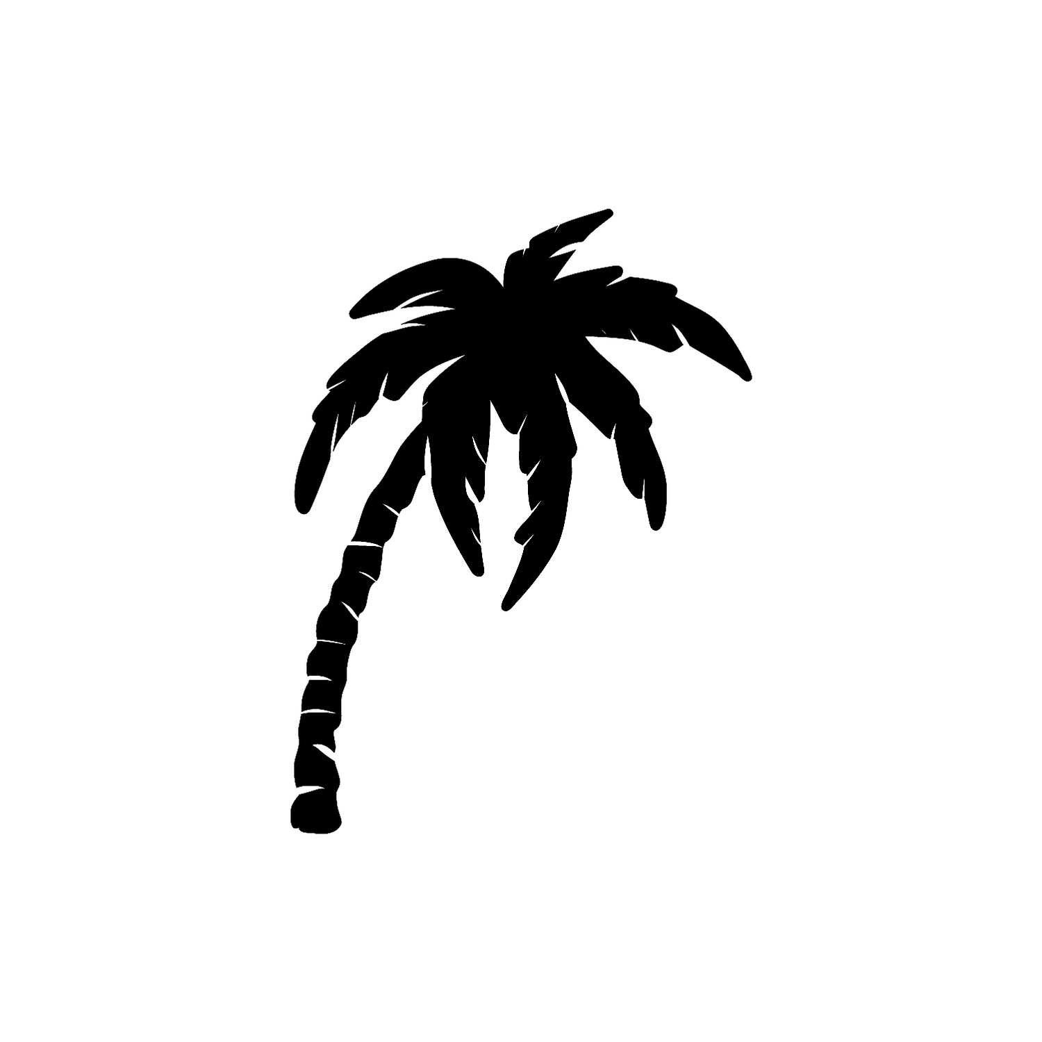 Abdruck Stempel Palme 2, 22 mm